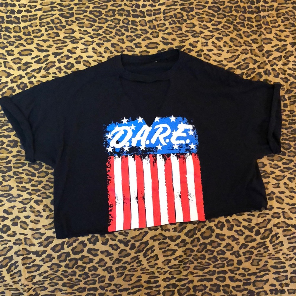 D.A.R.E crop top